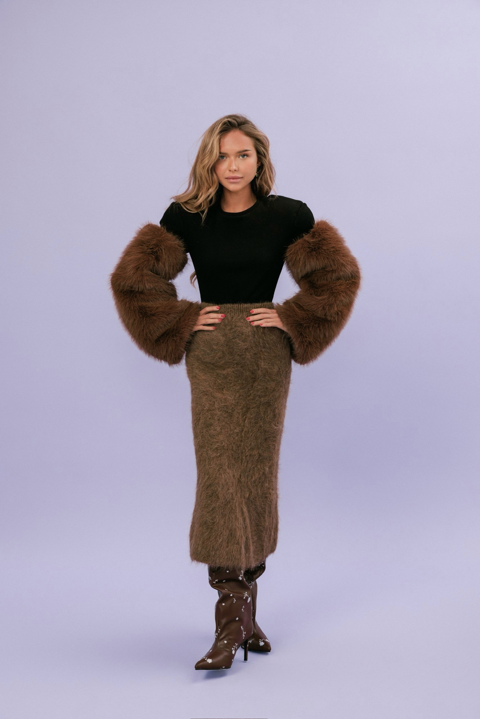  Меховые рукава ‘Пушинка’ 