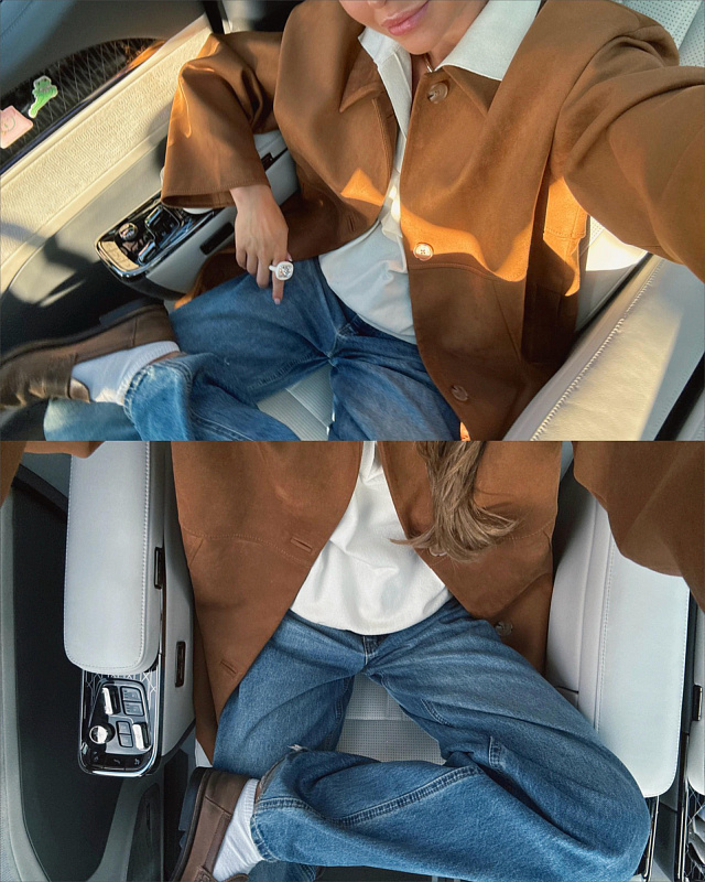  Замшевая куртка 'Ну, мёд' 