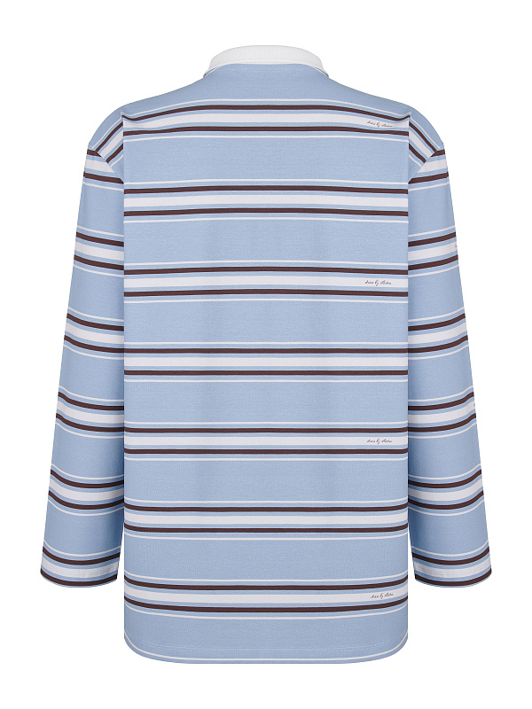  Лонгслив-поло 'Private club' 