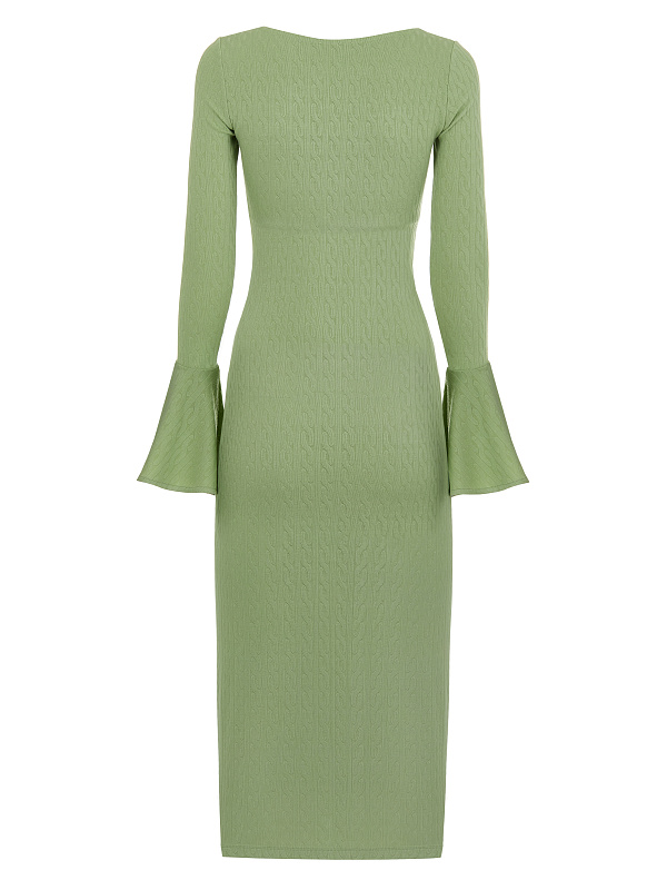  Трикотажное платье 'Мелодия весны' 