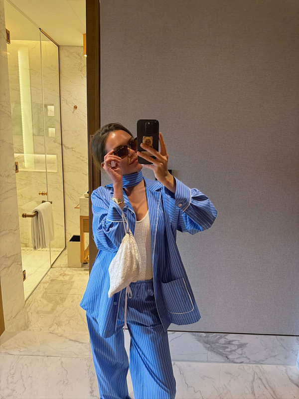  Рубашка из хлопка 'Casa Italia' 