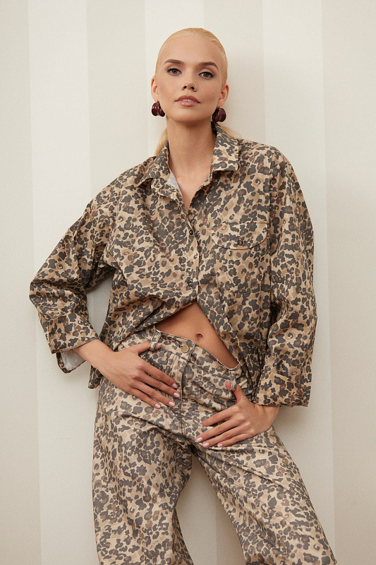  Джинсы из плотного хлопка 'Wild dreams' 