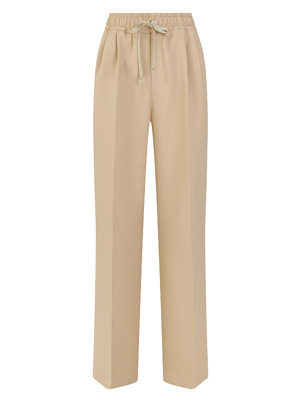  Брюки прямые premium из шерсти 