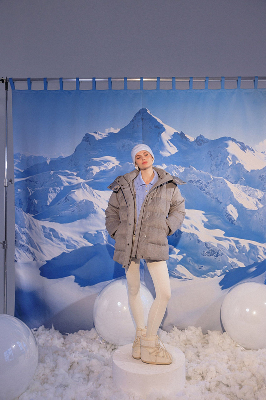  Пуховик из шерсти 'Cloud touch' 