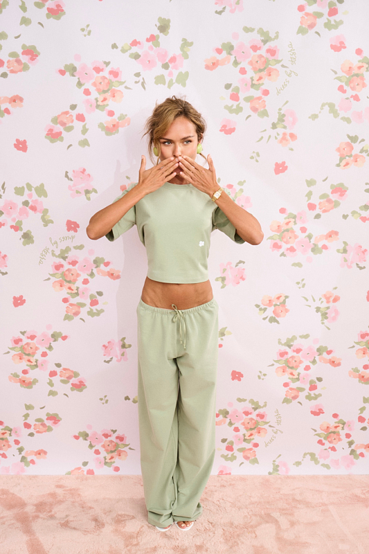  Брюки из хлопка 