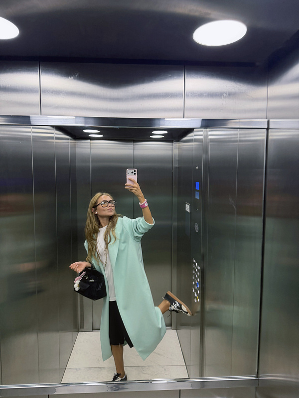  Пальто из шерсти 'Mamacita' 