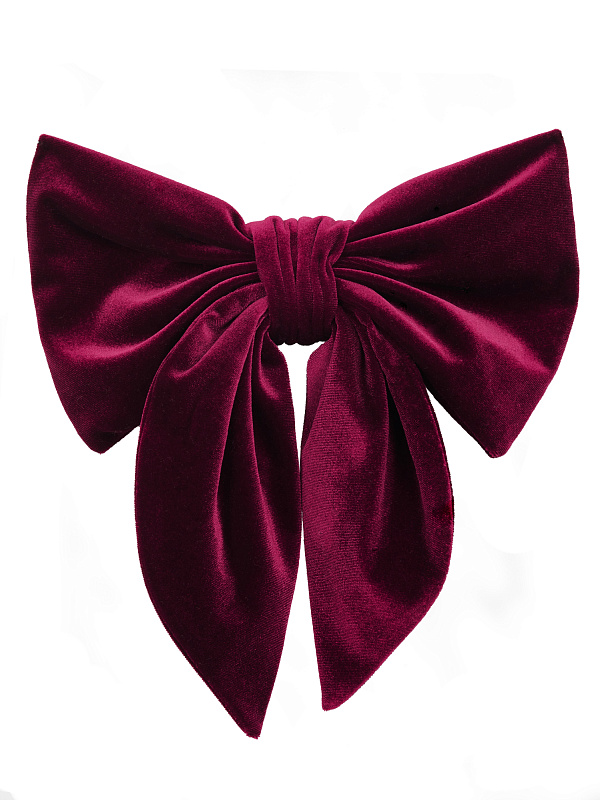  Бант из мягкого бархата 