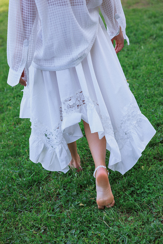  Юбка с кружевной деталью 'Villa Italia' 