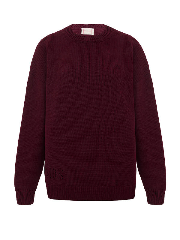  Джемпер из шерсти 'Хорошие манеры' 