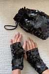  Сумка-pouch из пайеток 'Мгновение' 