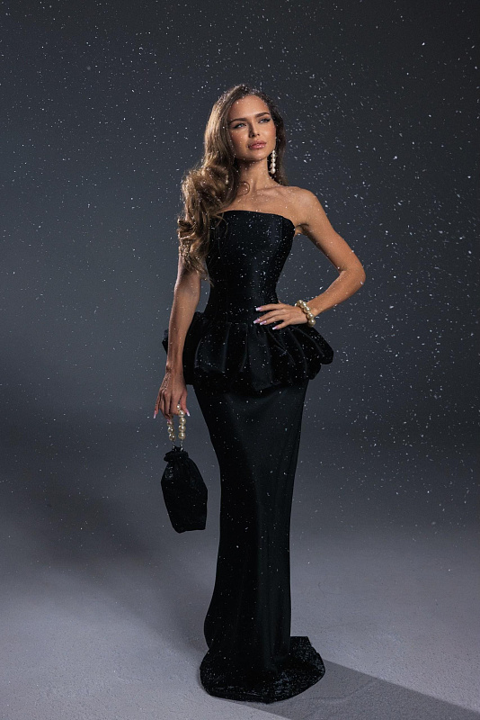  Корсет с баской 'Born to win' 