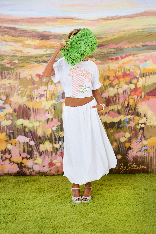  Футболка из хлопка 'Цвети' 