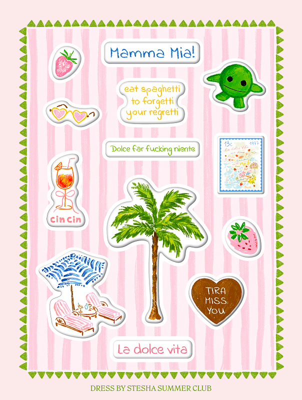  Стикеры 'Mamma Mia' 