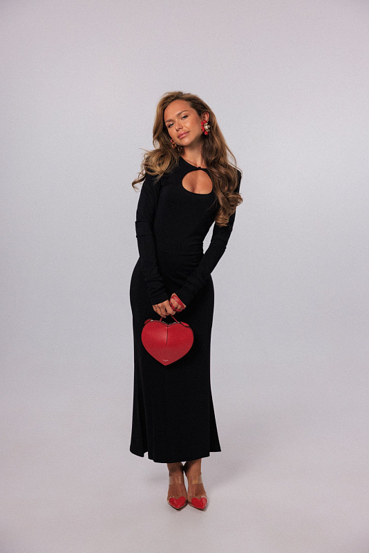  Трикотажное платье 'Амур' 