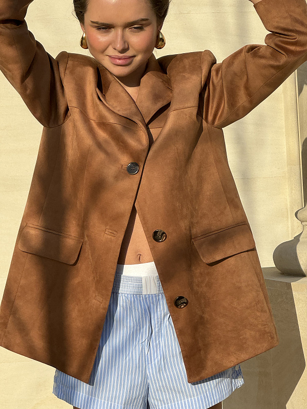  Жакет из эко-замши Premium 