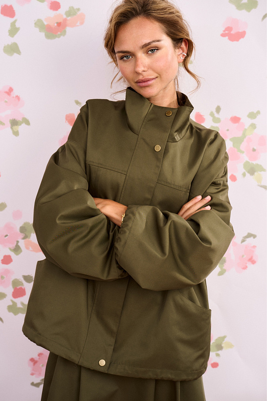  Бомбер из хлопка 'Навстречу ветру' 