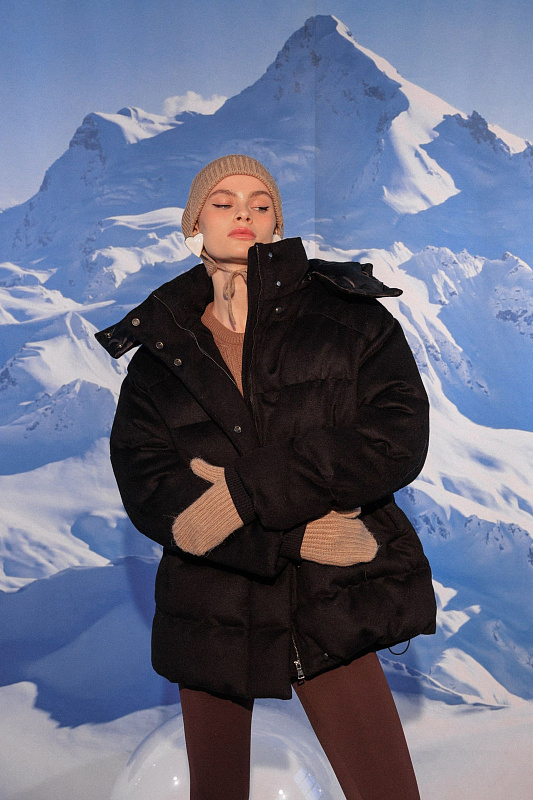  Пуховик из шерсти 'Cloud touch' 