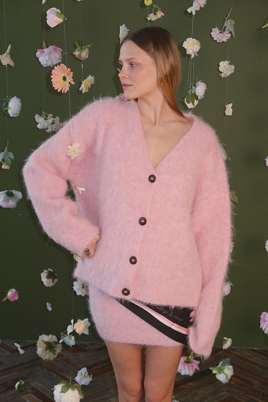  Юбка из альпаки 'Навстречу весне' 