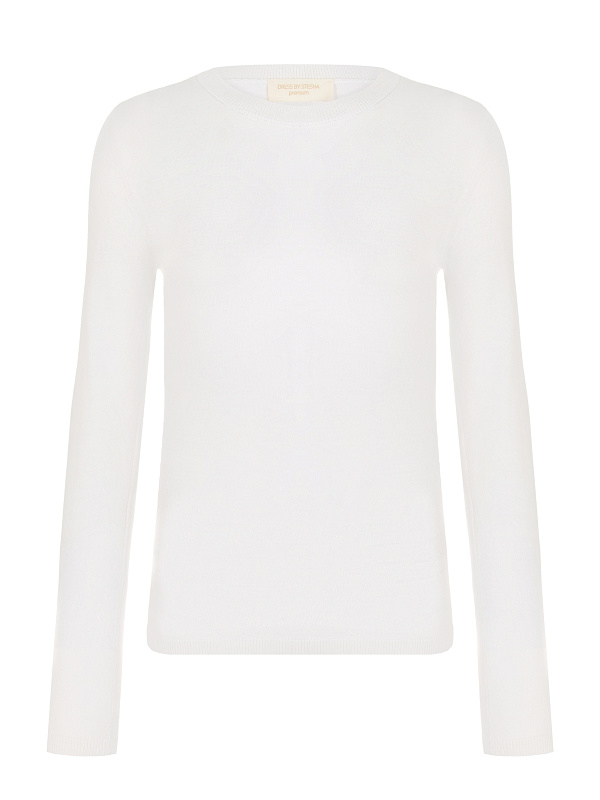  Лонгслив Premium из хлопка и кашемира 