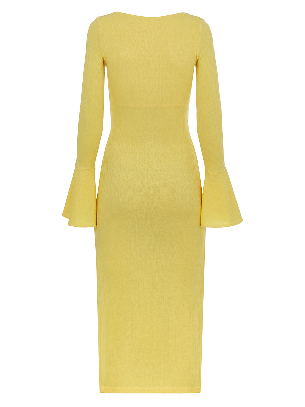  Трикотажное платье 'Мелодия весны' 