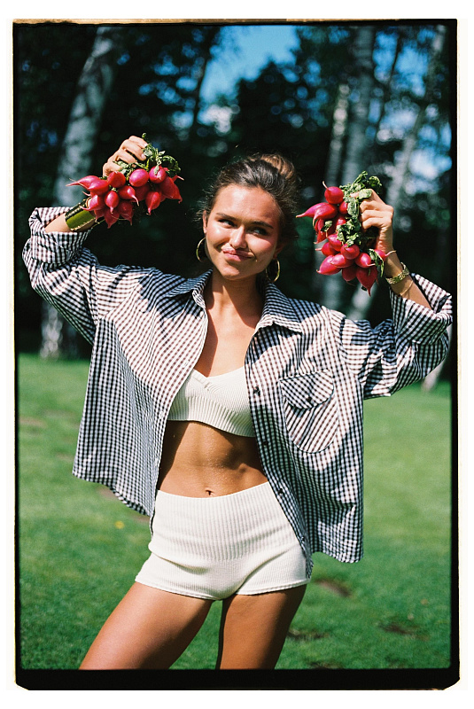  Рубашка из хлопка 'Moonlight' 