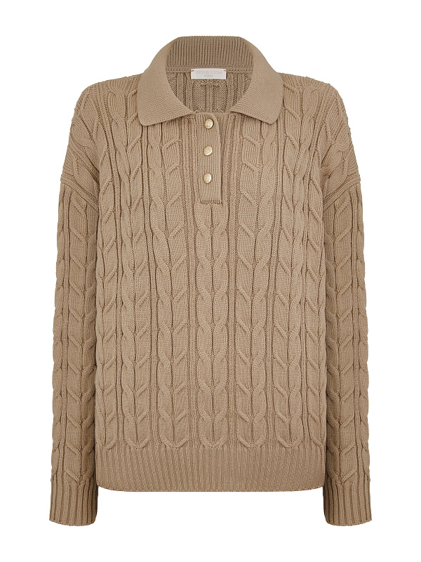  Вязаное поло 'First kiss' 