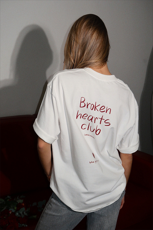  Футболка 'Разбивай стереотипы, бокалы и сердца' 