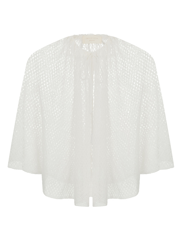  Ажурная пелерина 