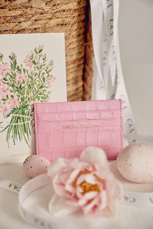  Картхолдер из натуральной кожи 'Money talks' 