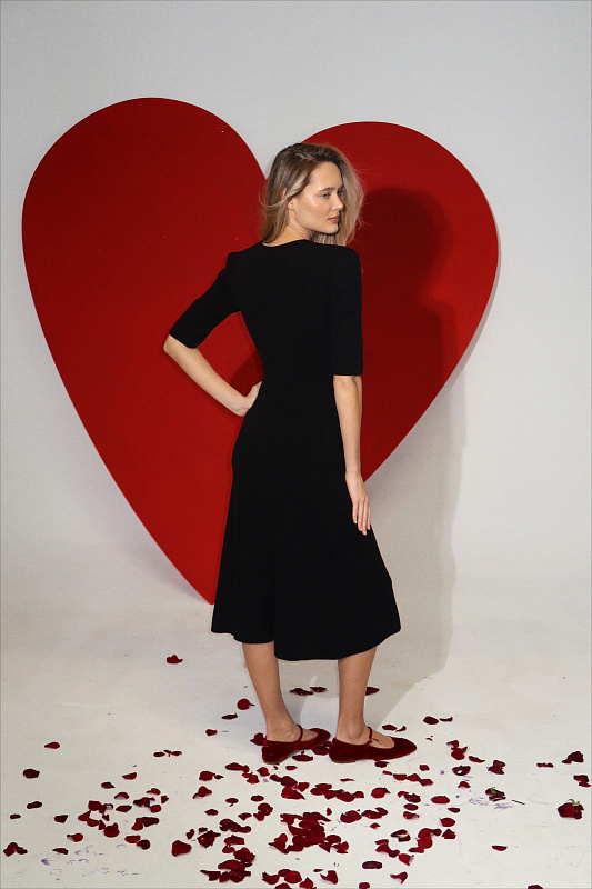  Вязаное платье 'Хрупкость' 