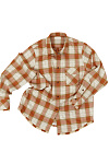  Рубашка в клетку 'Тишина' 