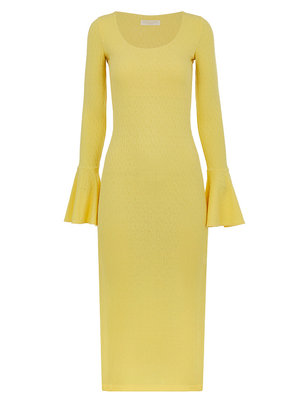  Трикотажное платье 'Мелодия весны' 