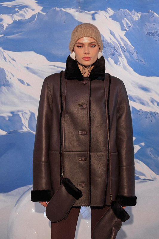  Двусторонняя дубленка из натуральной овчины 