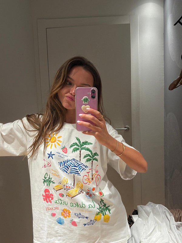  Футболка 'Ля дольче вита' 