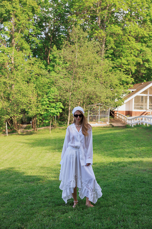  Юбка с кружевной деталью 'Villa Italia' 