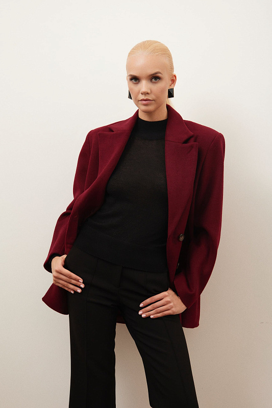  Водолазка с акцентными плечами 'Crush on you' 