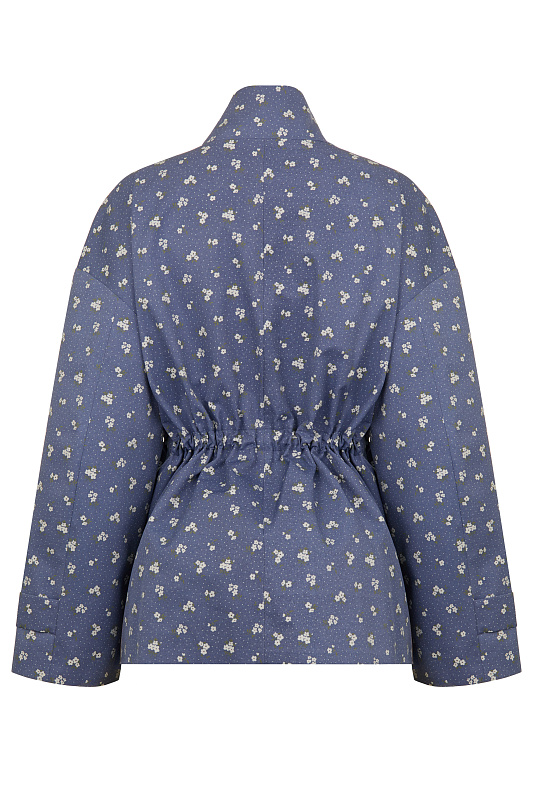  Парка из хлопка с кулиской 'Весна' 