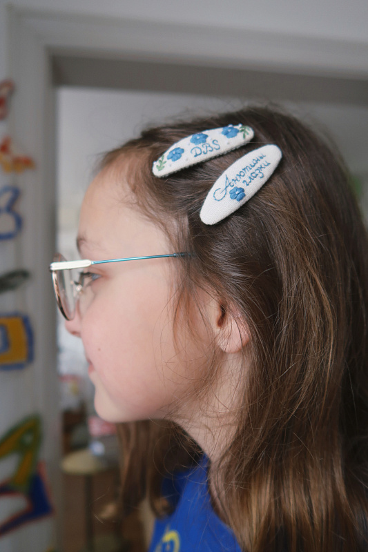  Набор заколок 'Хендмейд цветочки' 