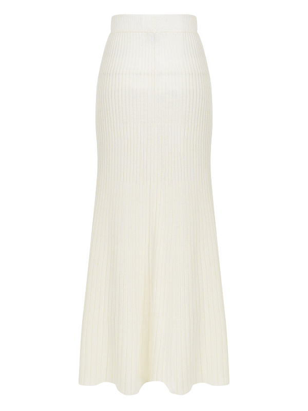  Вязаная юбка макси 