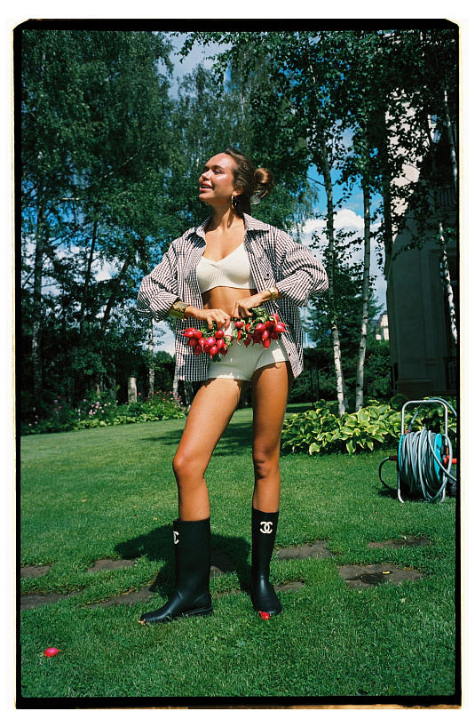  Рубашка из хлопка 'Moonlight' 