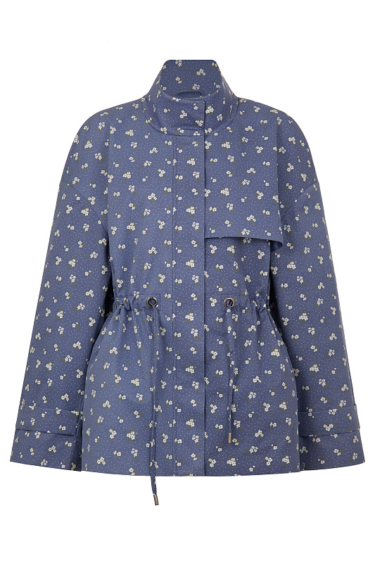  Парка из хлопка с кулиской 'Весна' 