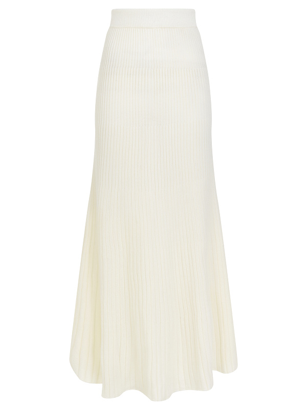  Вязаная юбка макси 