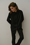  Рубашка oversize с добавлением шерсти 