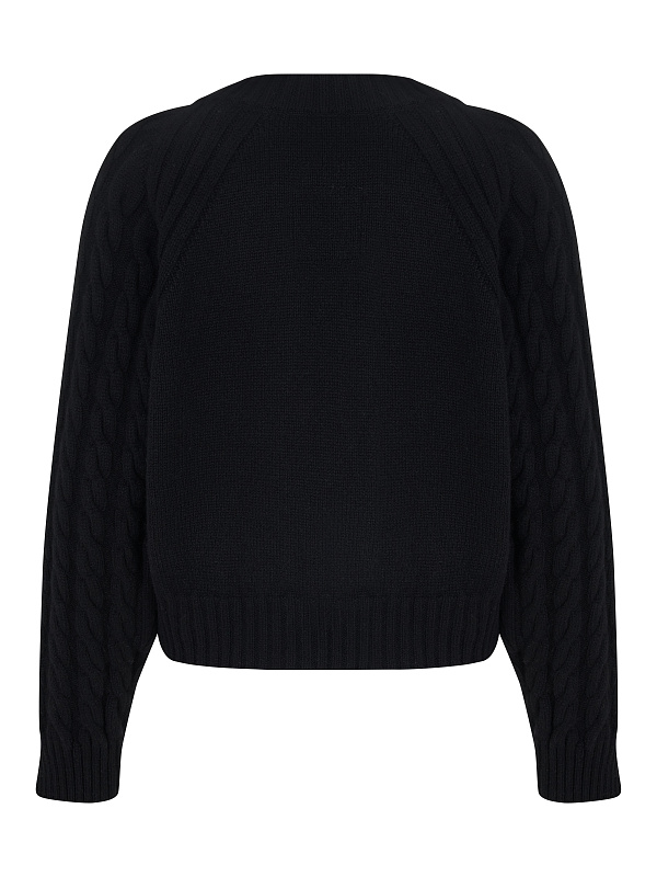  Джемпер Premium с косами из мериноса и кашемира 