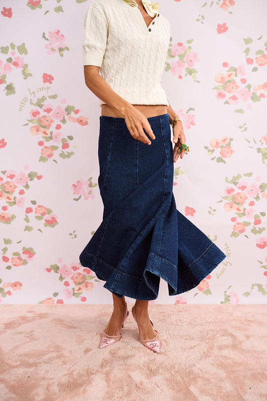  Джинсовая юбка 'Missed call' 