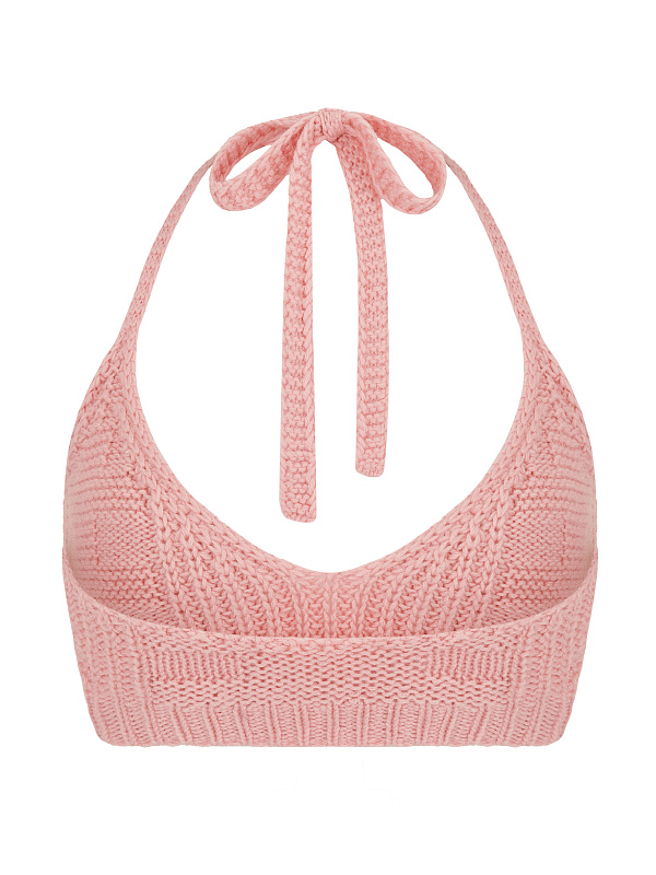  Вязаный топ 