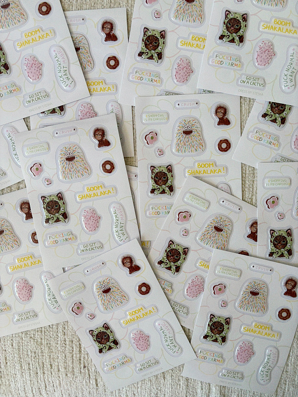  Стикеры 'BOOM SHAKALAKA' 