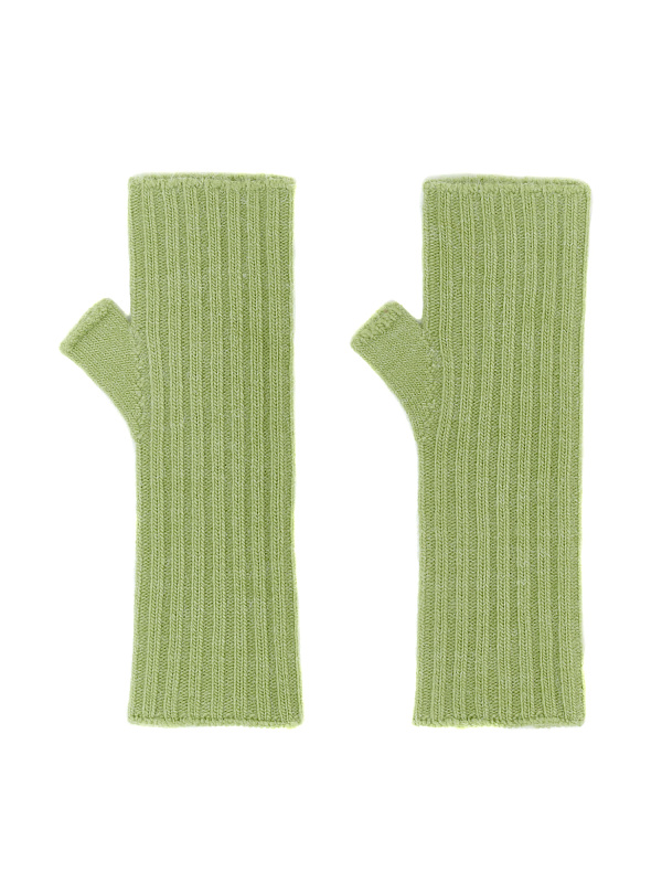  Вязаные митенки 