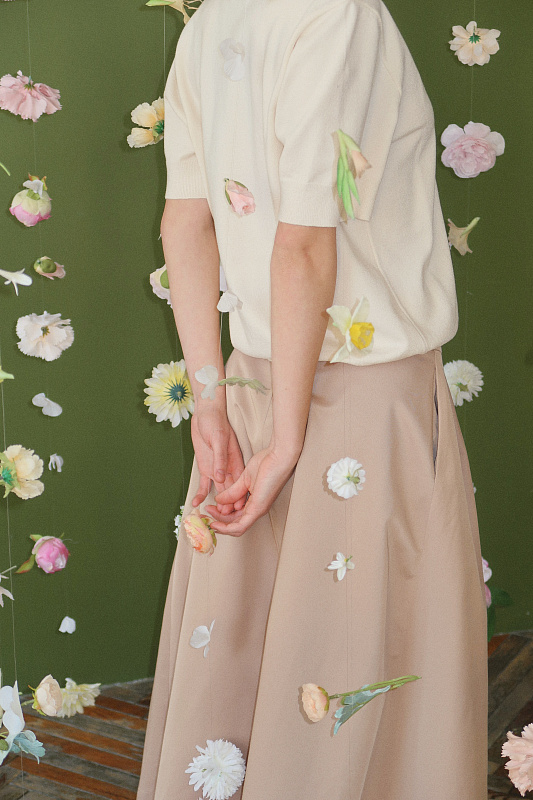  Юбка из хлопка 'Нежные мгновения' 