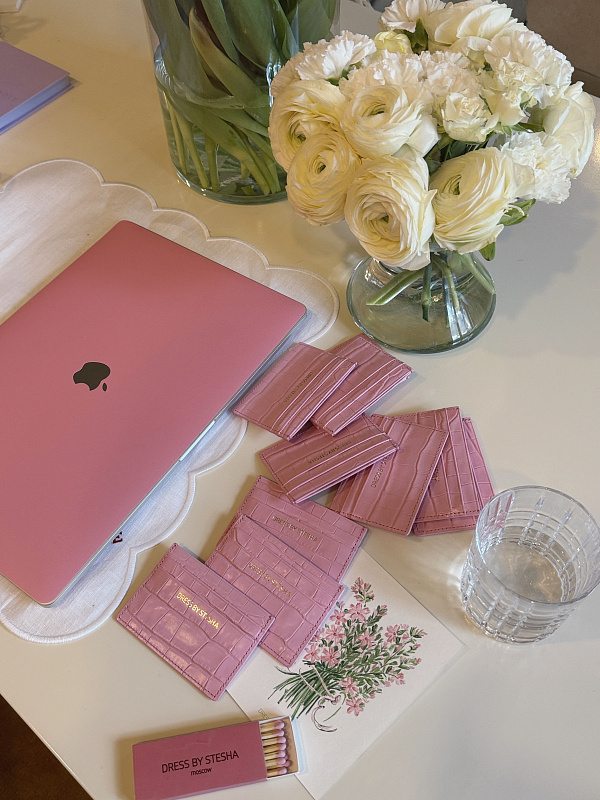  Картхолдер из натуральной кожи 'Money talks' 